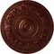 Ekena Millwork Rose Ceiling Medallion (Fits Canopies up to 13 1/2"), 33 7/8"OD x 2 3/8"P, Antique Copper CM33ROACS - alternate 1